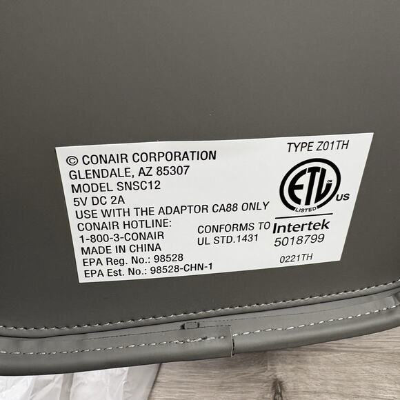 Conair Conaircare Sanitizing Soft Case Disinfect Everyday Items Chemical Free - Picture 13 of 16